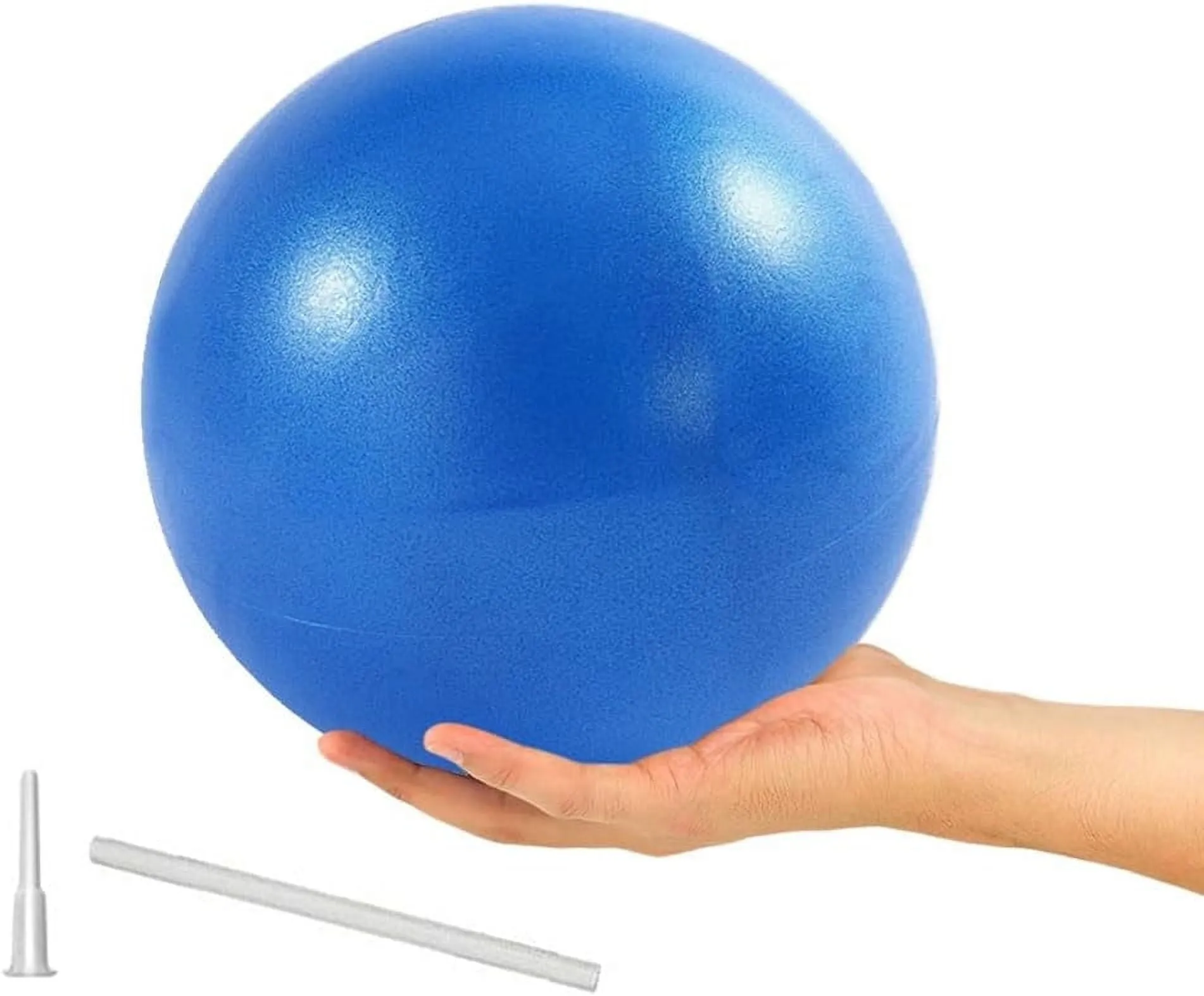 9 Inch Core Ball, Small Exercise Ball with Exercise Guide Barre Ball Mini Yoga Ball