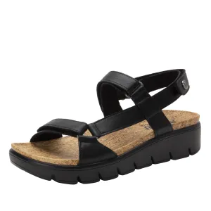 Alegria Women's Henna Sandal - Black