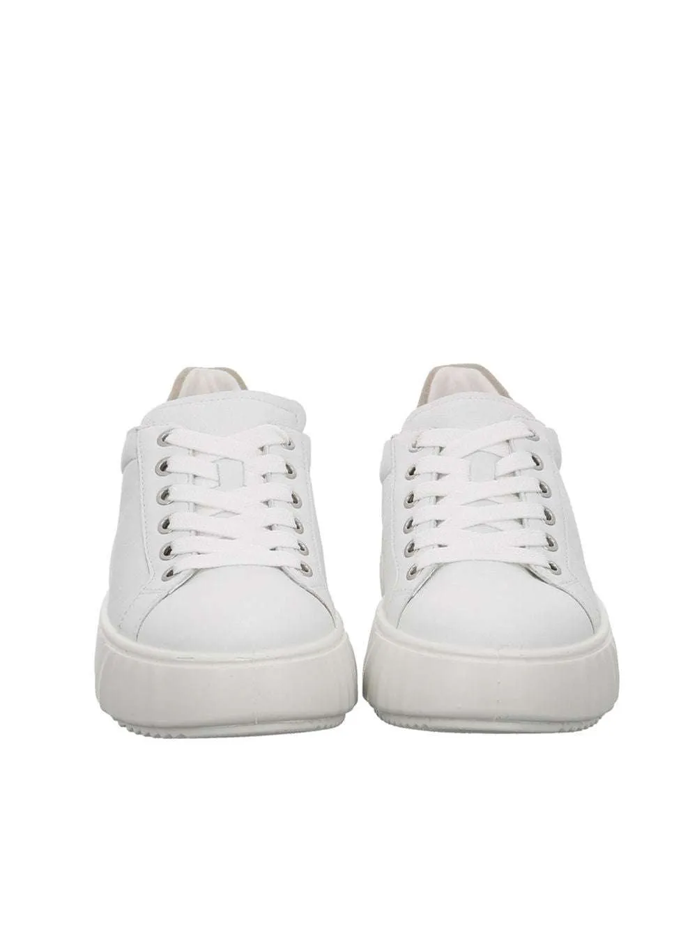 Ara White Wide Fit Trainer|124652304W