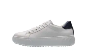 Ara White Wide Fit Trainer|124652305M