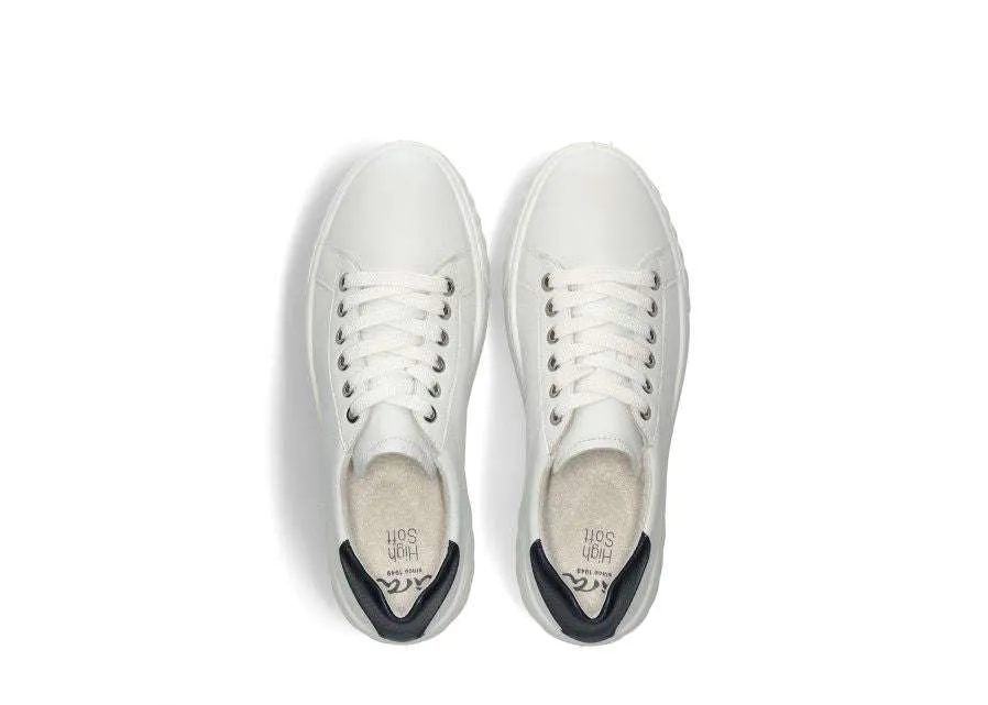 Ara White Wide Fit Trainer|124652305M