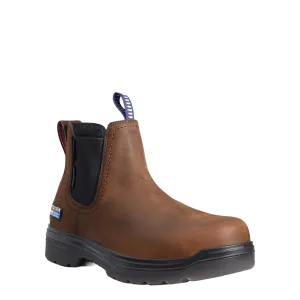 Ariat Men's Turbo Chelsea Domestic H2O Carbon Toe Work Boots 10036738