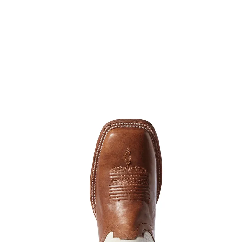 'Ariat' Women's 12" Circuit Shiloh Western Square Toe - Brown / White