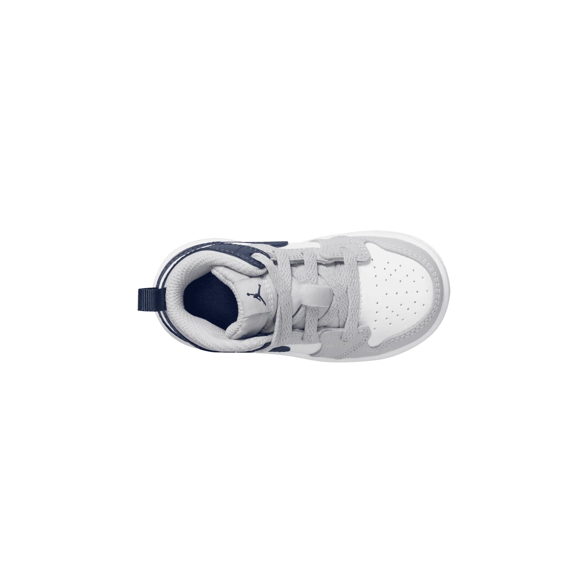 Baby/Toddler Jordan 1 Mid "Wolf Grey Midnight Navy"