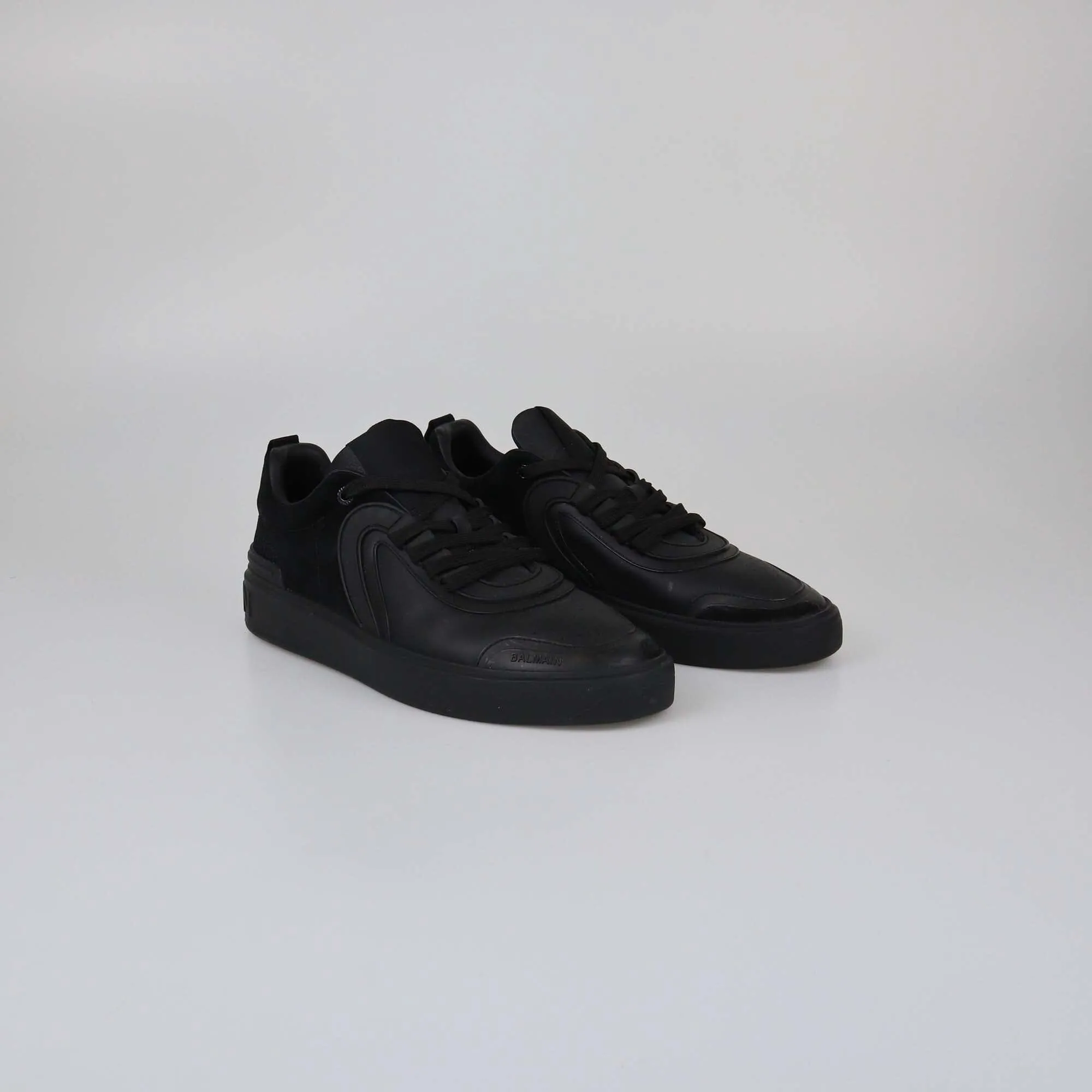 Balmain Black B-Skate Low Sneakers