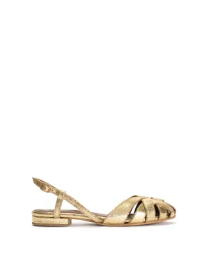 Banie 20 Crackled metallic goat Gold