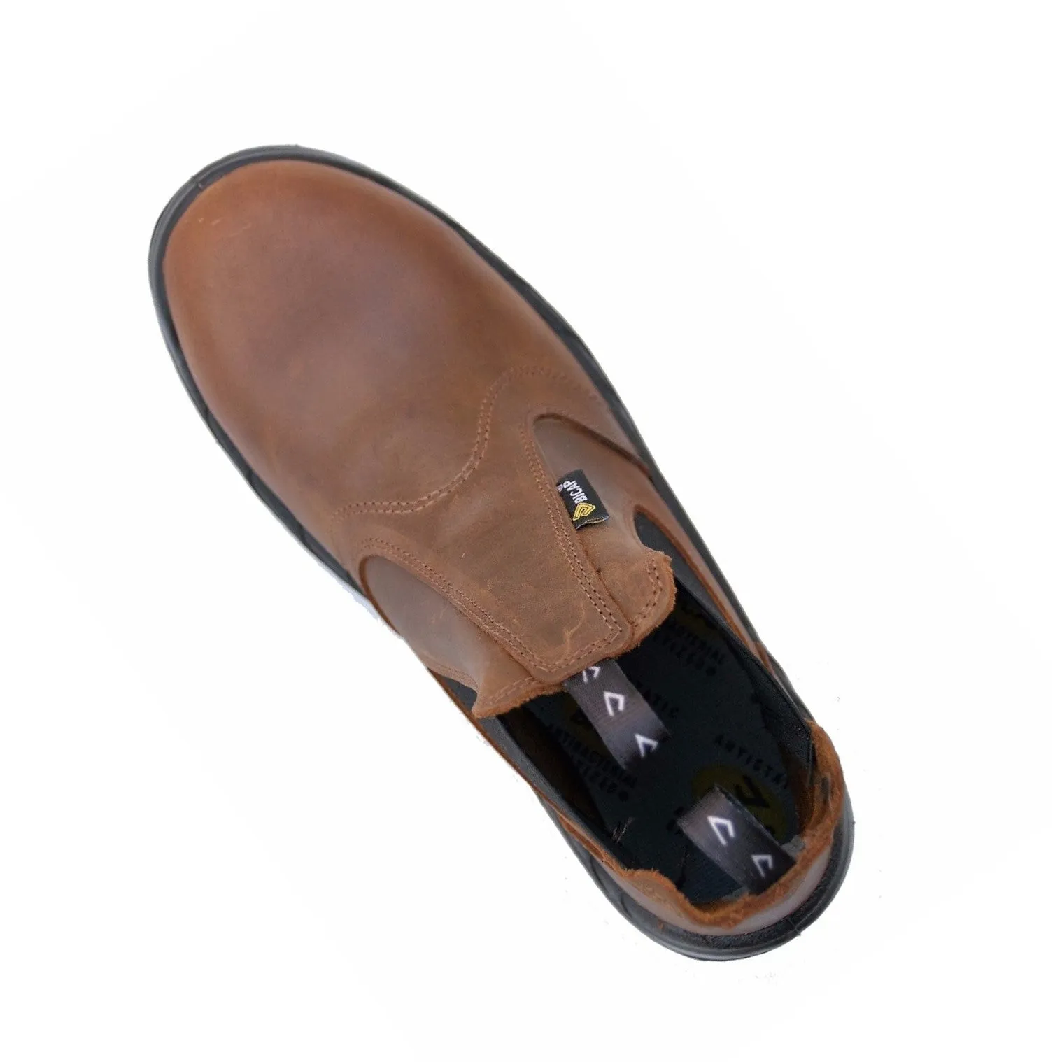 Bicap Composite Toecap - Impenetrable Sole - Leather Safety Chelsea Style Work Boot
