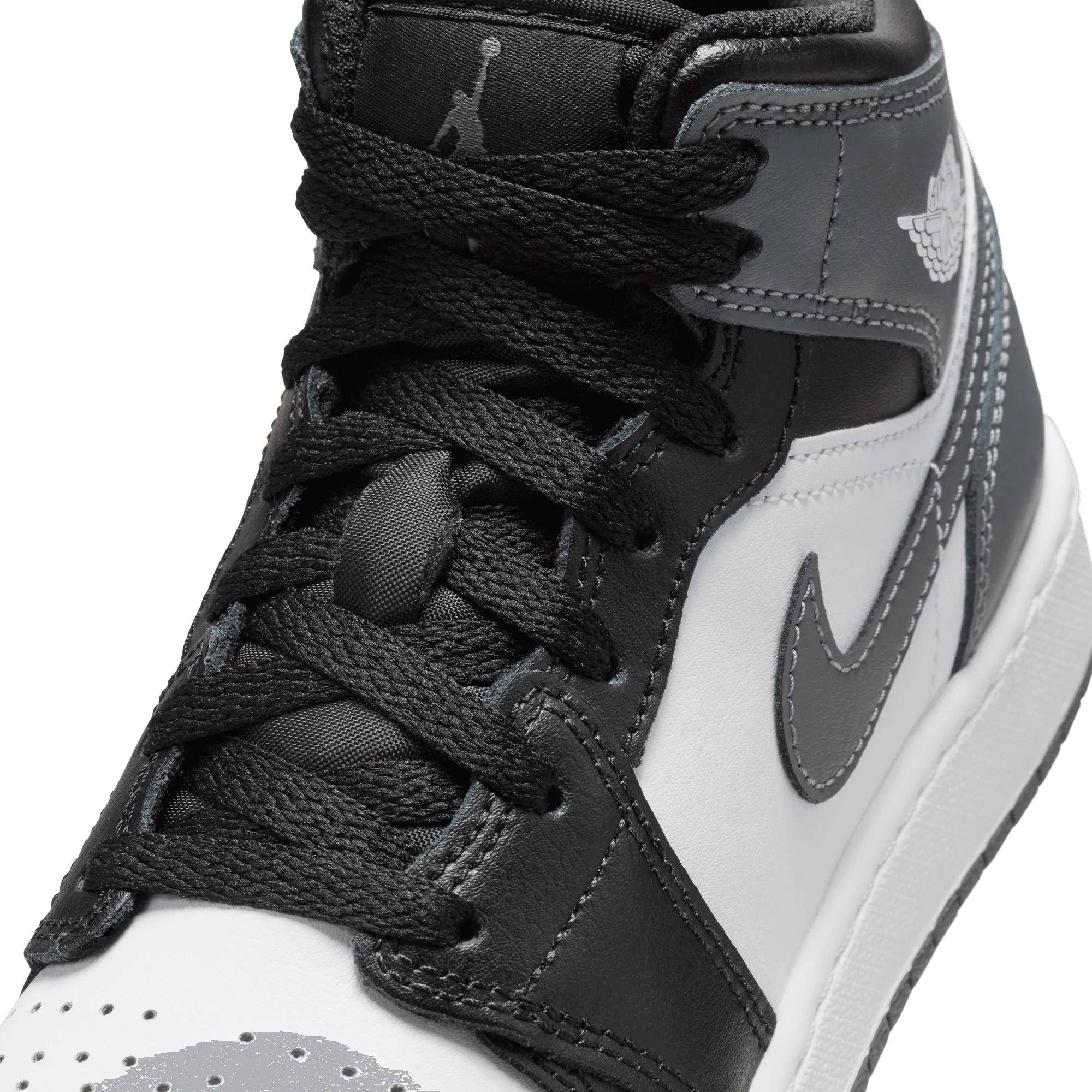 Big Kids' Air Jordan 1 Mid "Iron Grey"