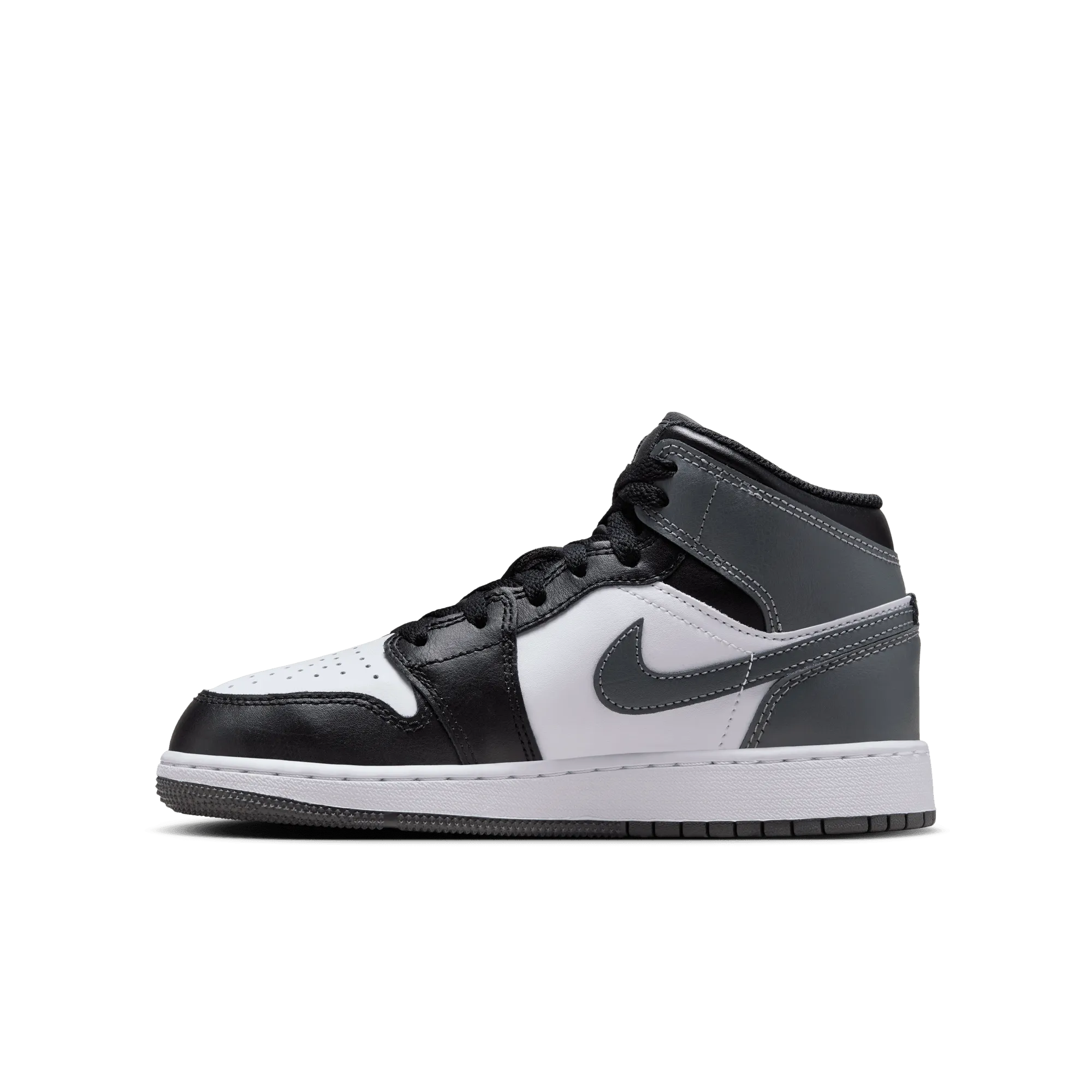 Big Kids' Air Jordan 1 Mid "Iron Grey"