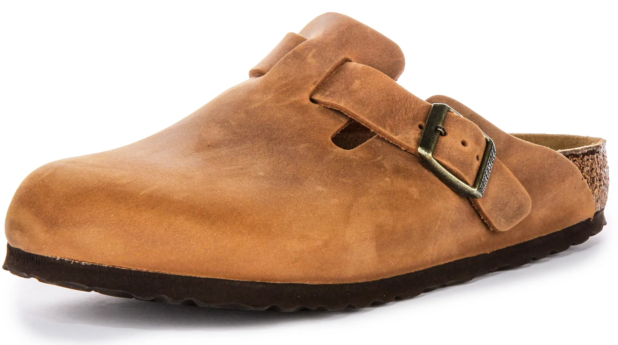 Birkenstock Boston Bs In Cognac | Regular Fit