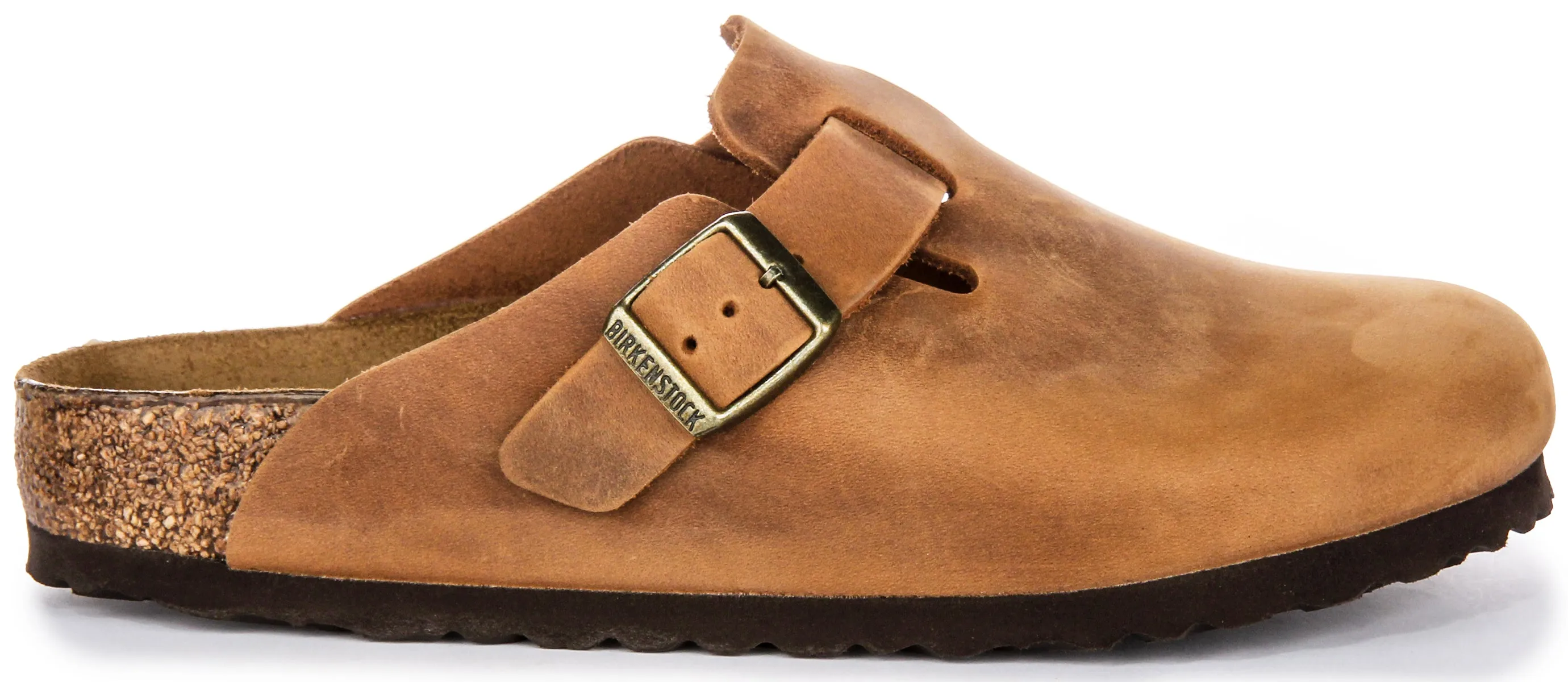 Birkenstock Boston Bs In Cognac | Regular Fit