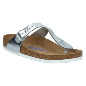 Birkenstock Gizeh BS Soft Footbed Natural Leather Unisex Toe Post Sandals