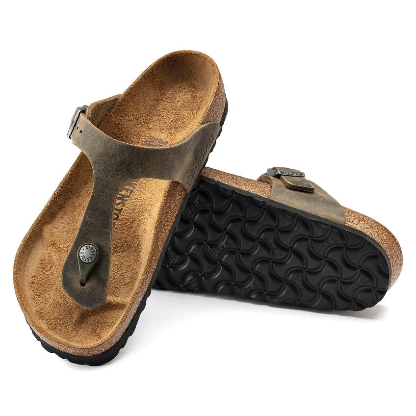 BIRKENSTOCK GIZEH IN KHAKI