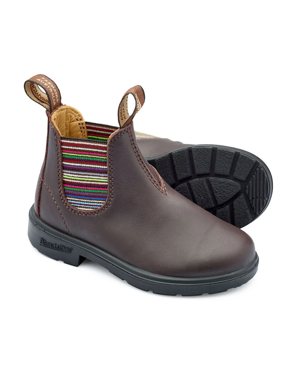 Blundstones Kids 1413 Brown Stripes