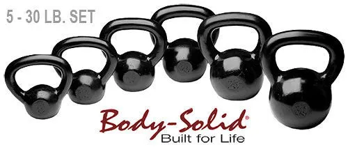 BODY SOLID KETTLEBELLS - BLACK IRON
