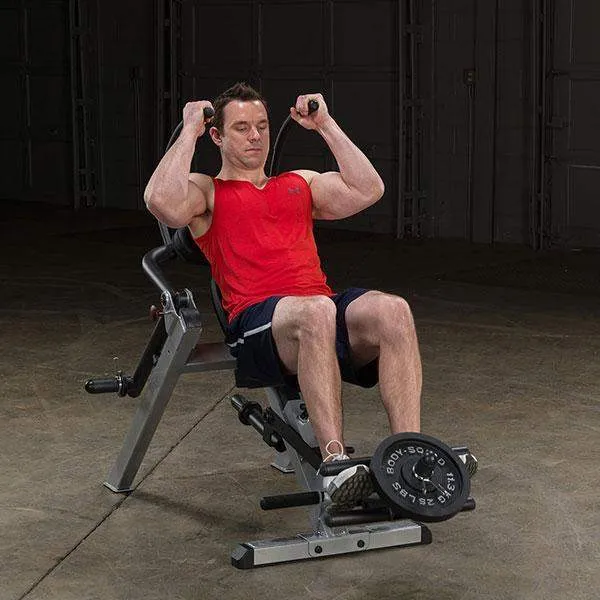 Body-Solid Semi-Recumbent Ab Bench Abdominal Trainer