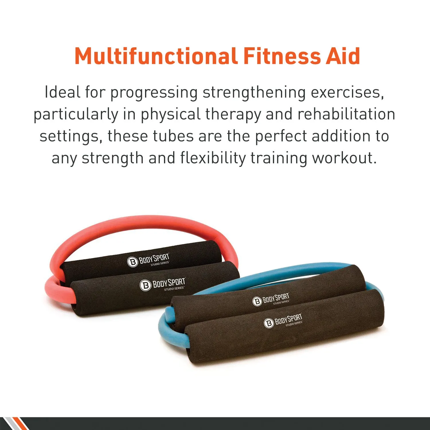 Body Sport&reg; Loop Tubing with Foam Pads for Rehabilitation and Physical Therapy