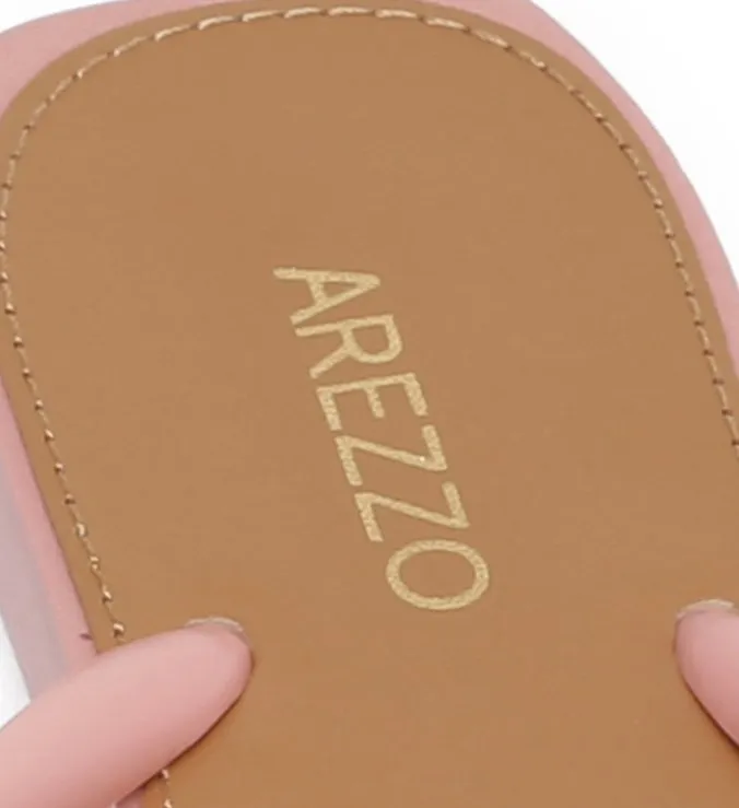 Brizza Square Toe Pink Toe Slipper