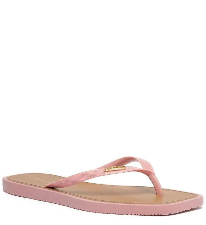 Brizza Square Toe Pink Toe Slipper