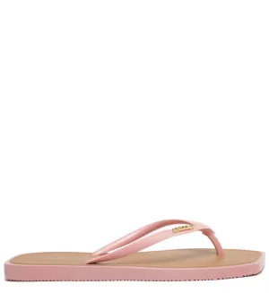 Brizza Square Toe Pink Toe Slipper
