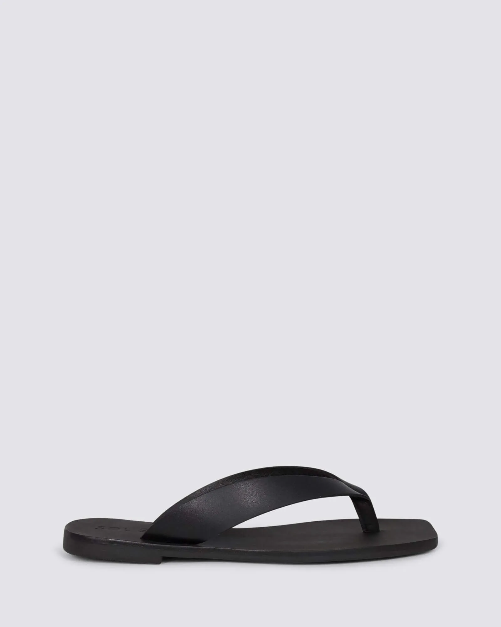 CALA LIONGA SANDALS BLACK LEATHER
