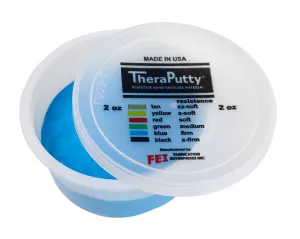CanDo TheraPutty Standard Hand Exercise Putty For Rehabilitation, Exercises, Hand Therapy, Occupational Therapy, Hand Strengthening, Improve Motor Skills, Stress Relief 4 oz Green Medium