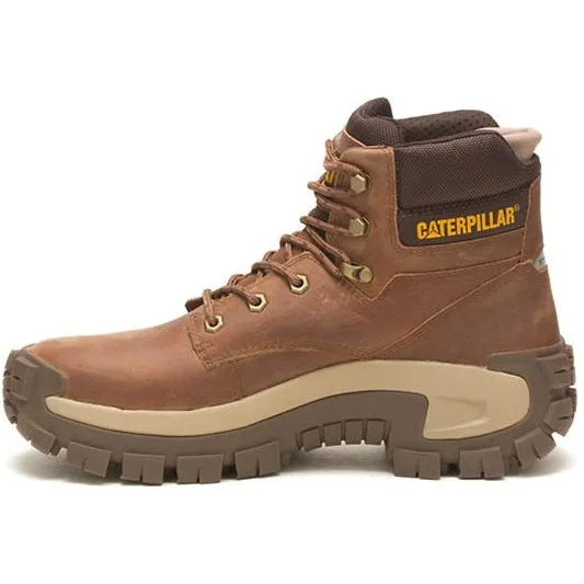 CAT Men's Invader Hi Steel Toe Slip Resist Work Boot -Mushroom- P91596