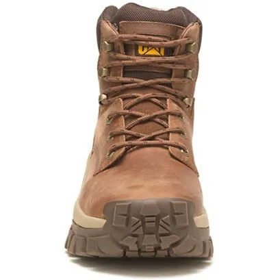 CAT Men's Invader Hi Steel Toe Slip Resist Work Boot -Mushroom- P91596
