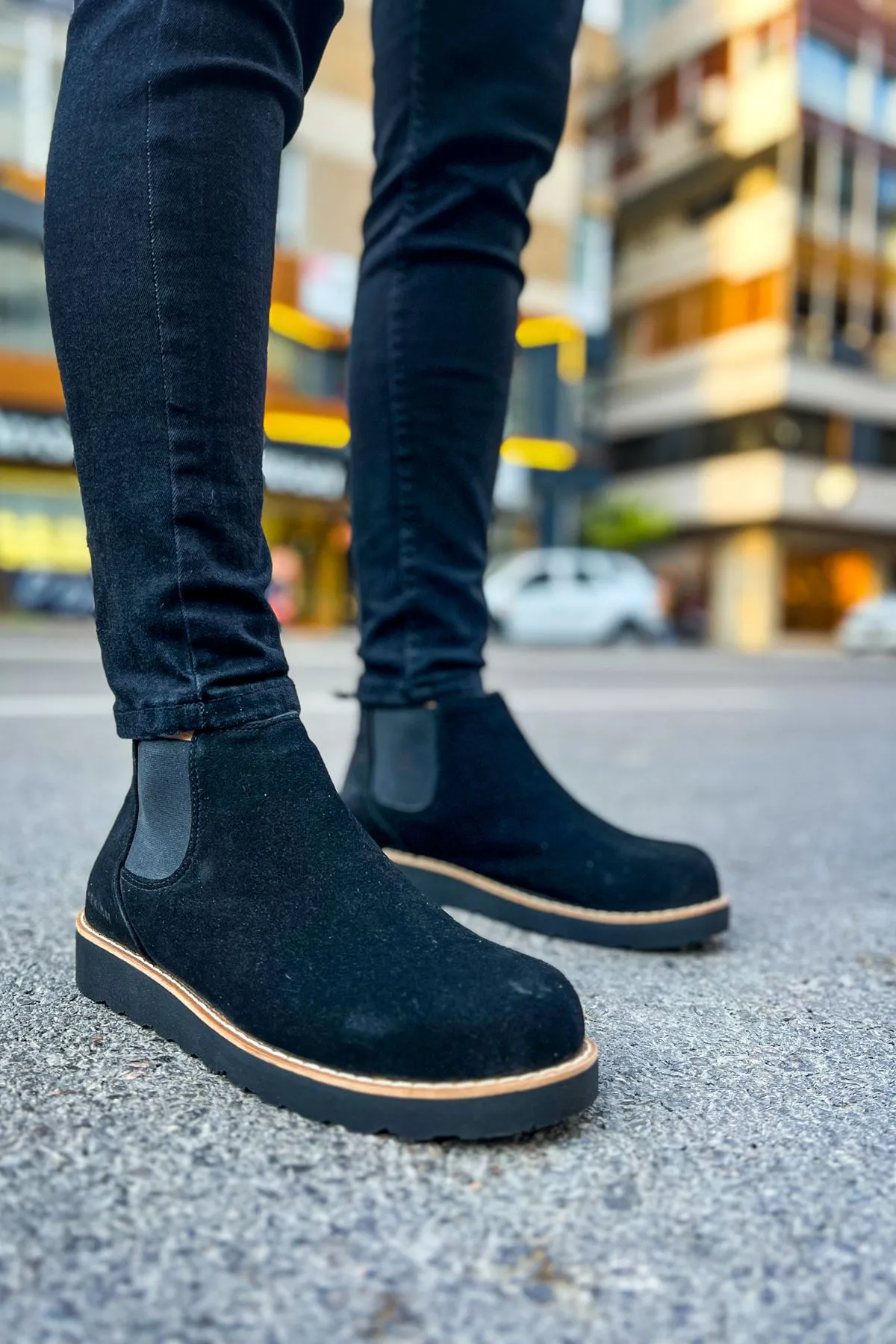 CH045 SST Chelsea Men's Boots BLACK
