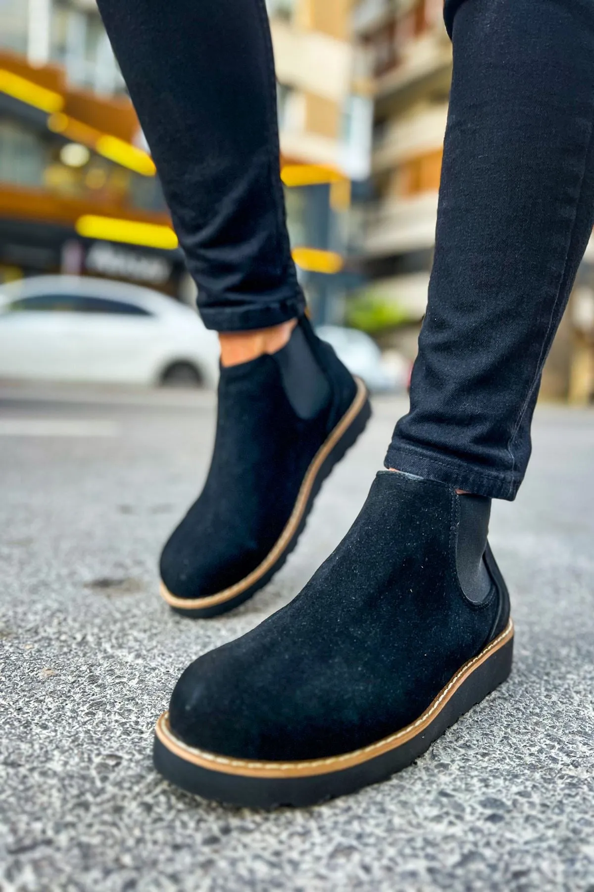 CH045 SST Chelsea Men's Boots BLACK