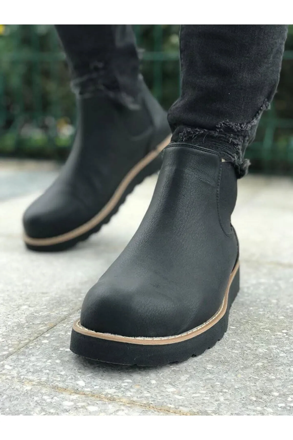 CH045 ST Chelsea Men's Boots BLACK