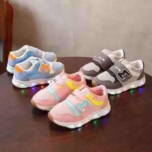 Children Light Up Glowing Sneakers Shoes