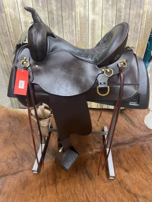 Circle Y Wide 16 Inch Big Springs Easy Fit Saddle