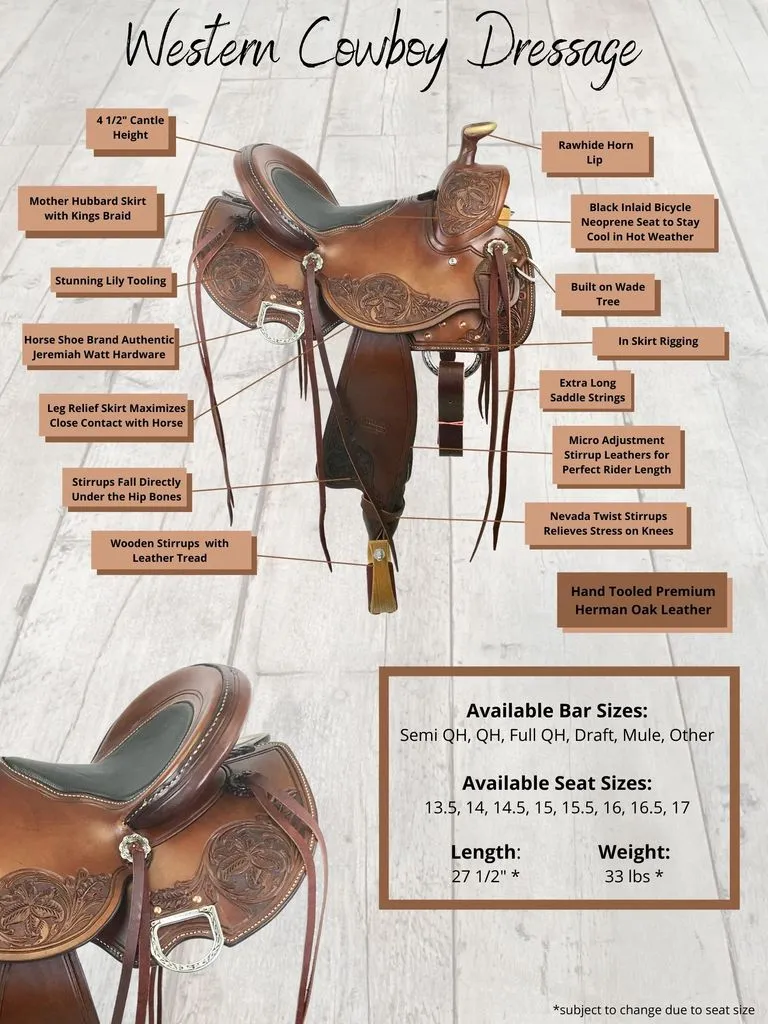Colorado Western Dressage/Deluxe Trail 7WD15Q
