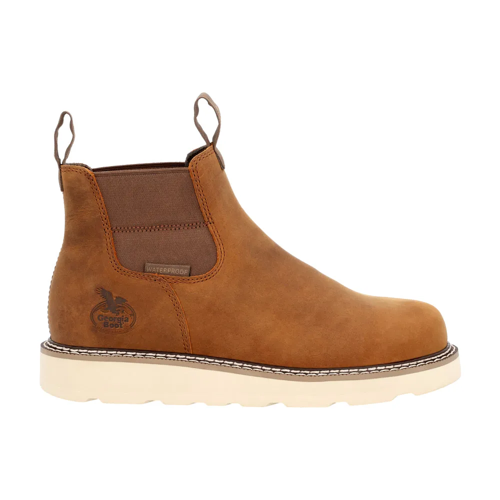 Core 37 Wedge Chelsea Waterproof Soft Toe Boots
