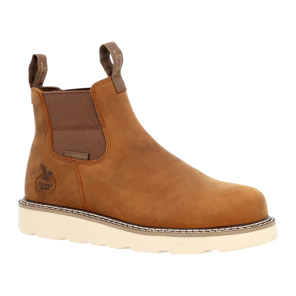Core 37 Wedge Chelsea Waterproof Soft Toe Boots