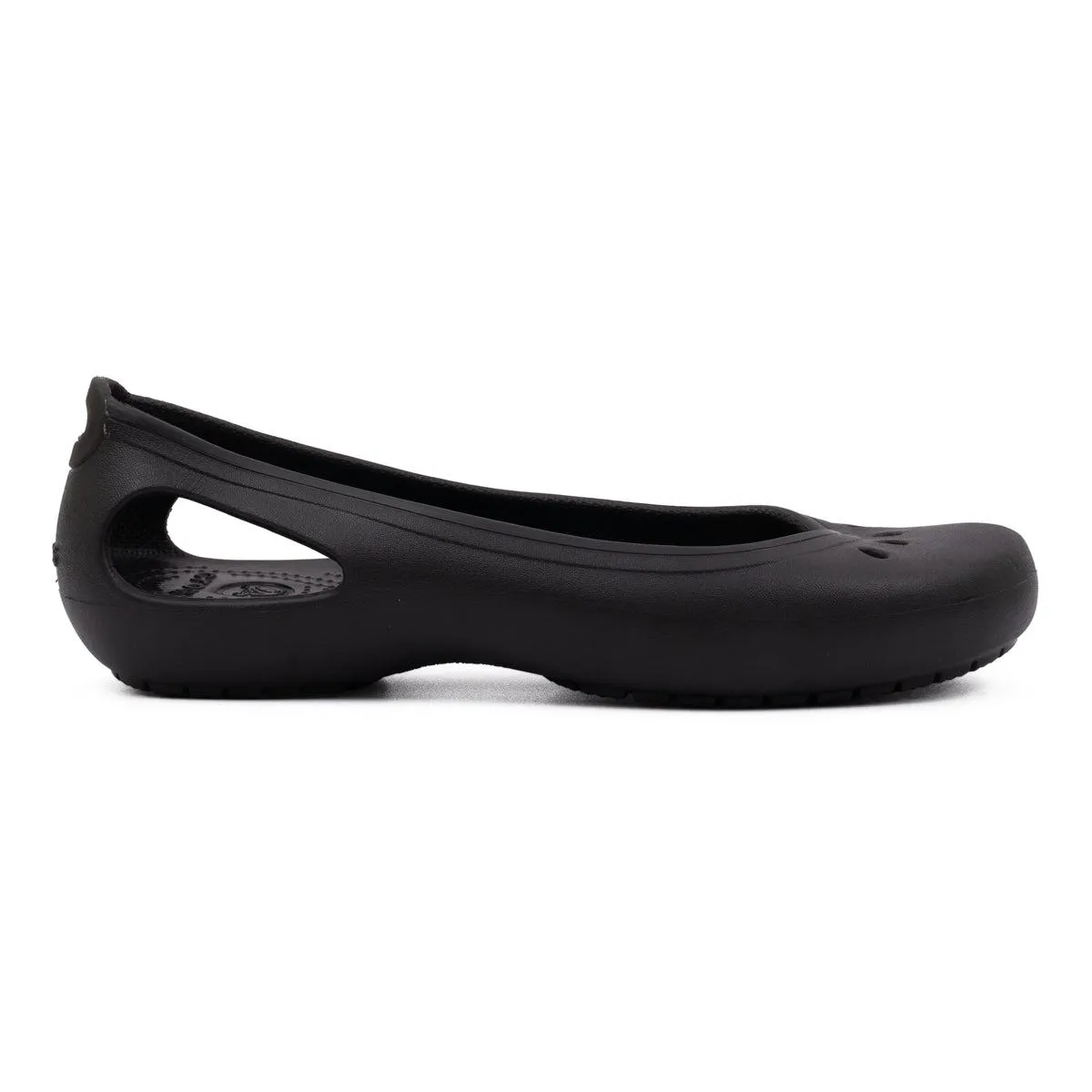 Crocs Kadee Flat Sandals Rubber Black Colour For Women