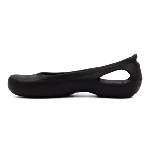 Crocs Kadee Flat Sandals Rubber Black Colour For Women