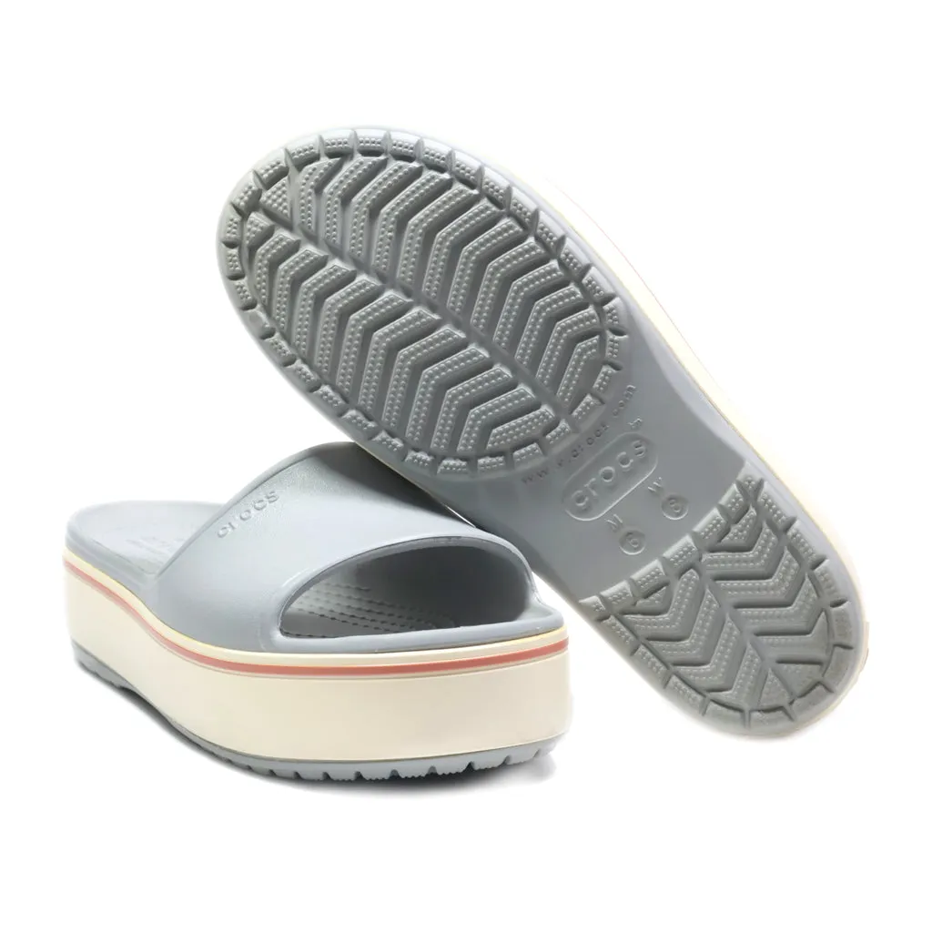 Crocs Platform Sandals Eva Grey Colour For Women