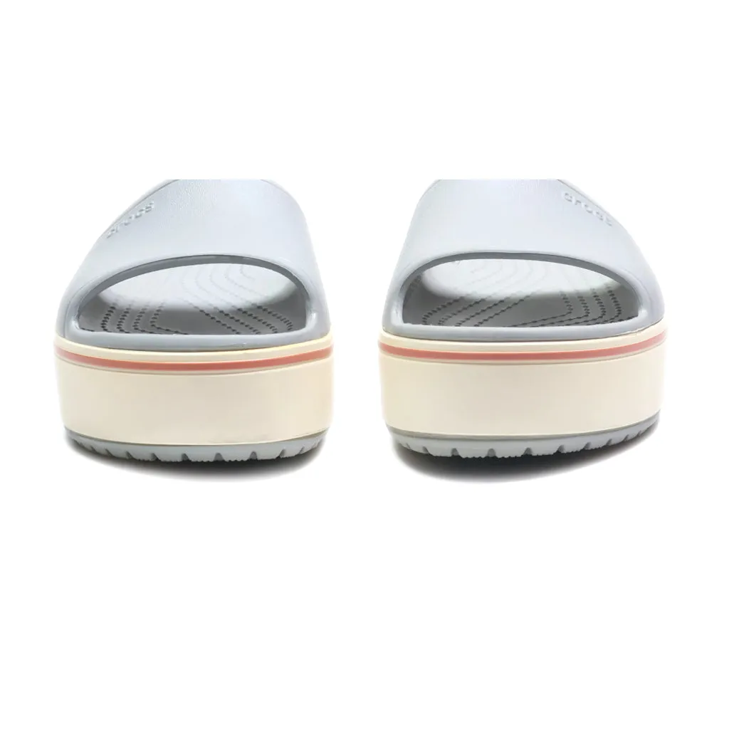 Crocs Platform Sandals Eva Grey Colour For Women