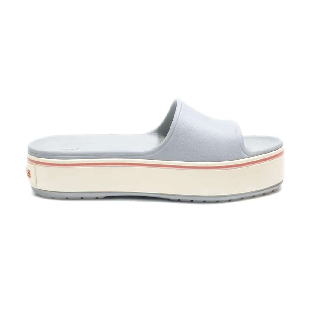Crocs Platform Sandals Eva Grey Colour For Women