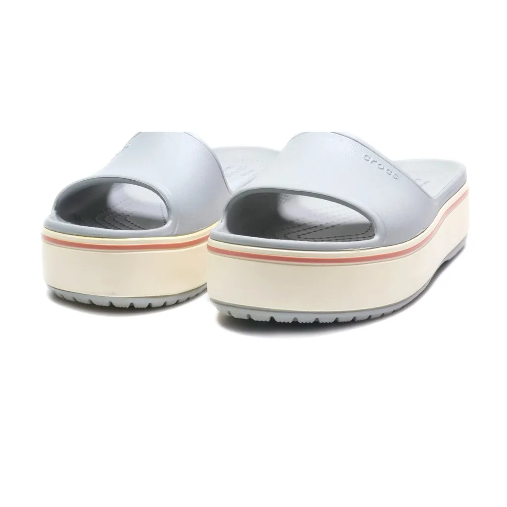 Crocs Platform Sandals Eva Grey Colour For Women