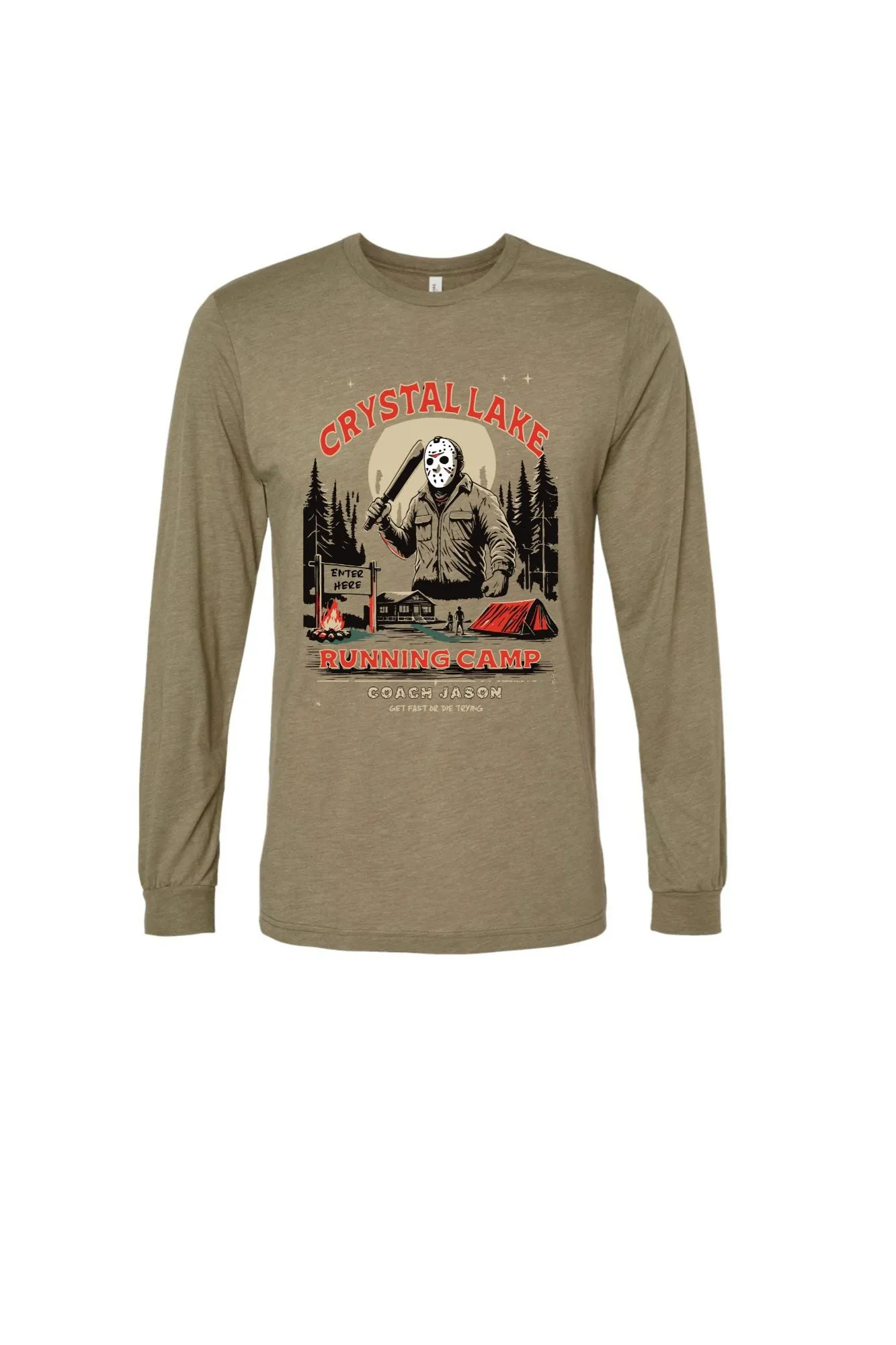Crystal Lake Running Camp Long Sleeve