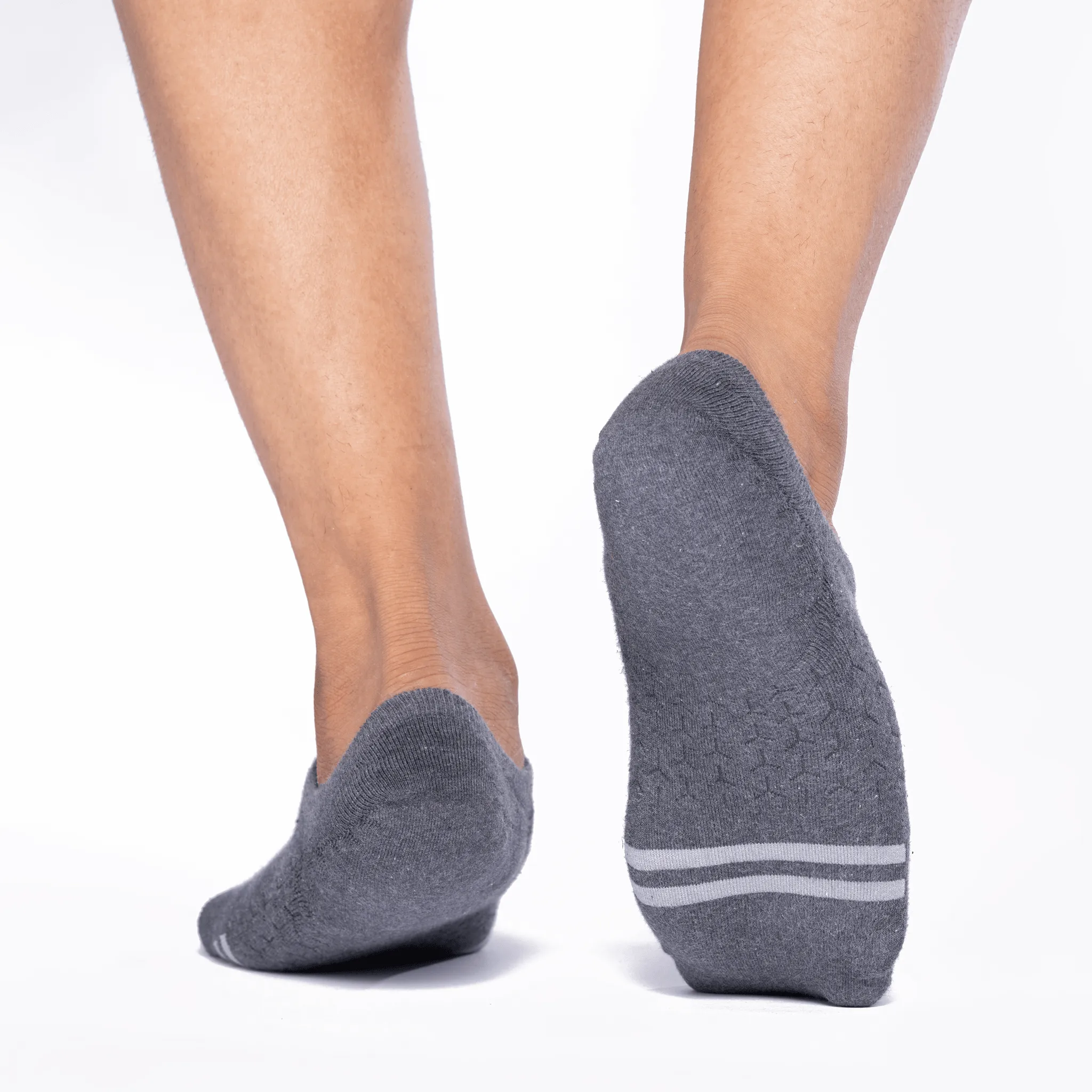 Cushioned Charcoal Grey 3-Pack