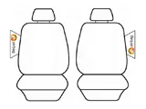 Custom Velour Seat Covers Set Suits Suit X-Trail Xtrail T30 II 11/2003-09/2007 Airbag Deploy Safe
