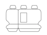 Custom Velour Seat Covers Set Suits Suit X-Trail Xtrail T30 II 11/2003-09/2007 Airbag Deploy Safe