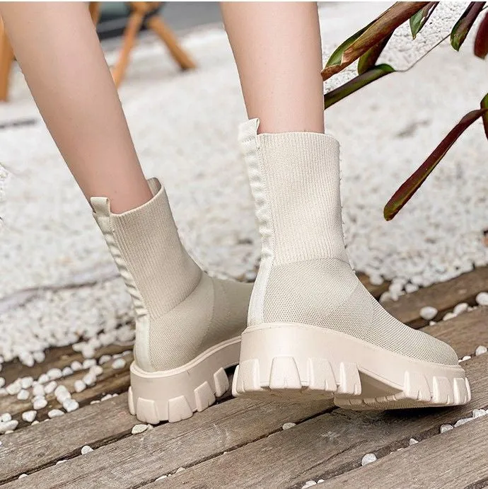 Cuzcare Women Orthopedic Shoes Ankle Chelsea Boots