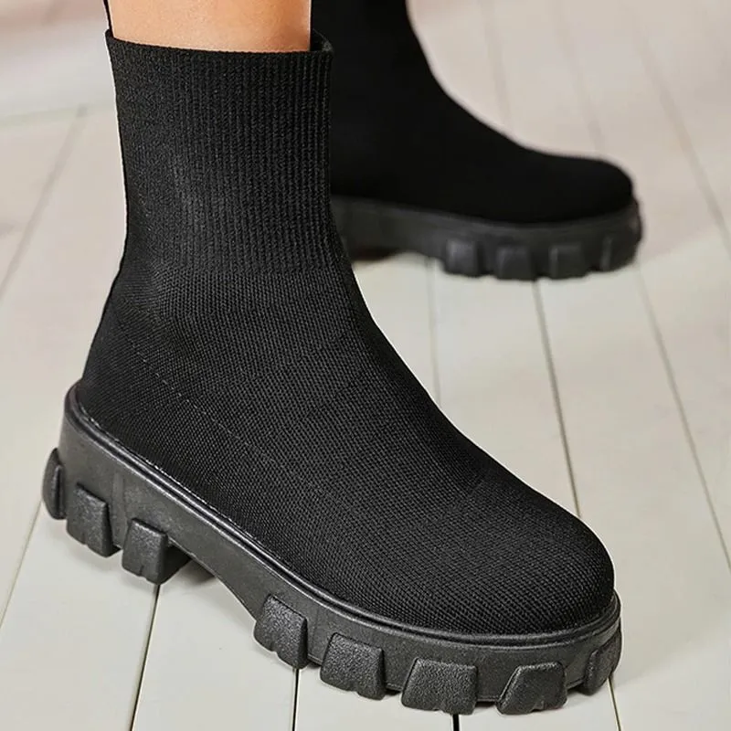 Cuzcare Women Orthopedic Shoes Ankle Chelsea Boots