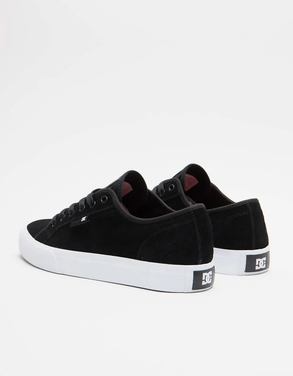 DC Manual S Skate Shoes - Black/White