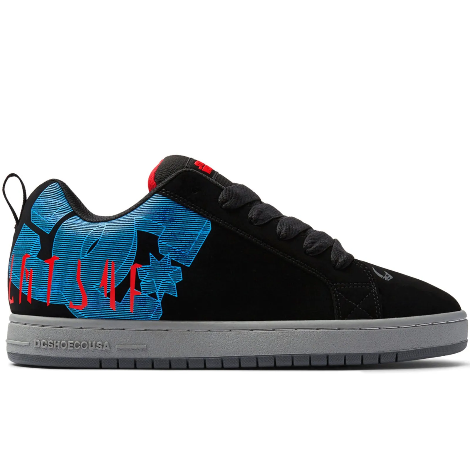 DC Shoes Mens Star Wars Graffik Low Rise Suede Trainers - Black